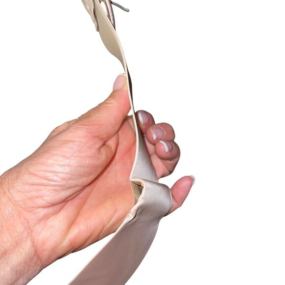 Miss Elliette California Vintage Womens Dress Size Small Pink Chiffon Tiered - Picture 9 of 16